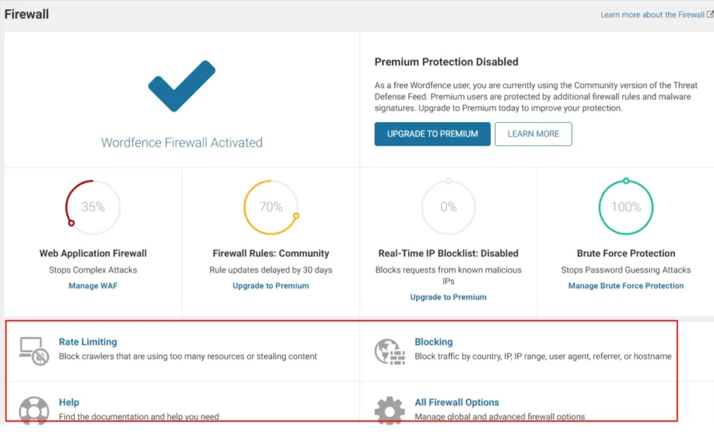 Firewall Settings to get 100% Status Circle Check