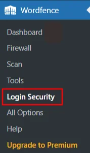 Wordfence Login Security