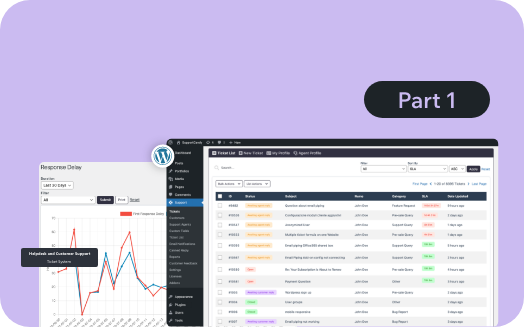 How to integrate a Helpdesk and Customer Support Ticket System in WordPress using SupportCandy (Part 1) featured image